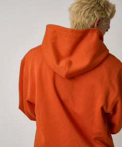 Gramicci One Point Zip Hooded Sweatshirt Burnt Orange