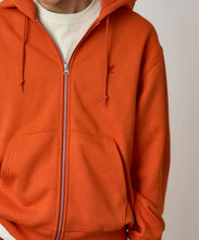 Load image into Gallery viewer, Gramicci One Point Zip Hooded Sweatshirt Burnt Orange
