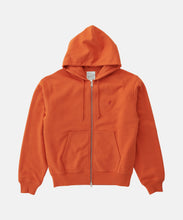 Load image into Gallery viewer, Gramicci One Point Zip Hooded Sweatshirt Burnt Orange
