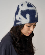 Load image into Gallery viewer, Gramicci Mohair Burly Runningman Beanie Midnight
