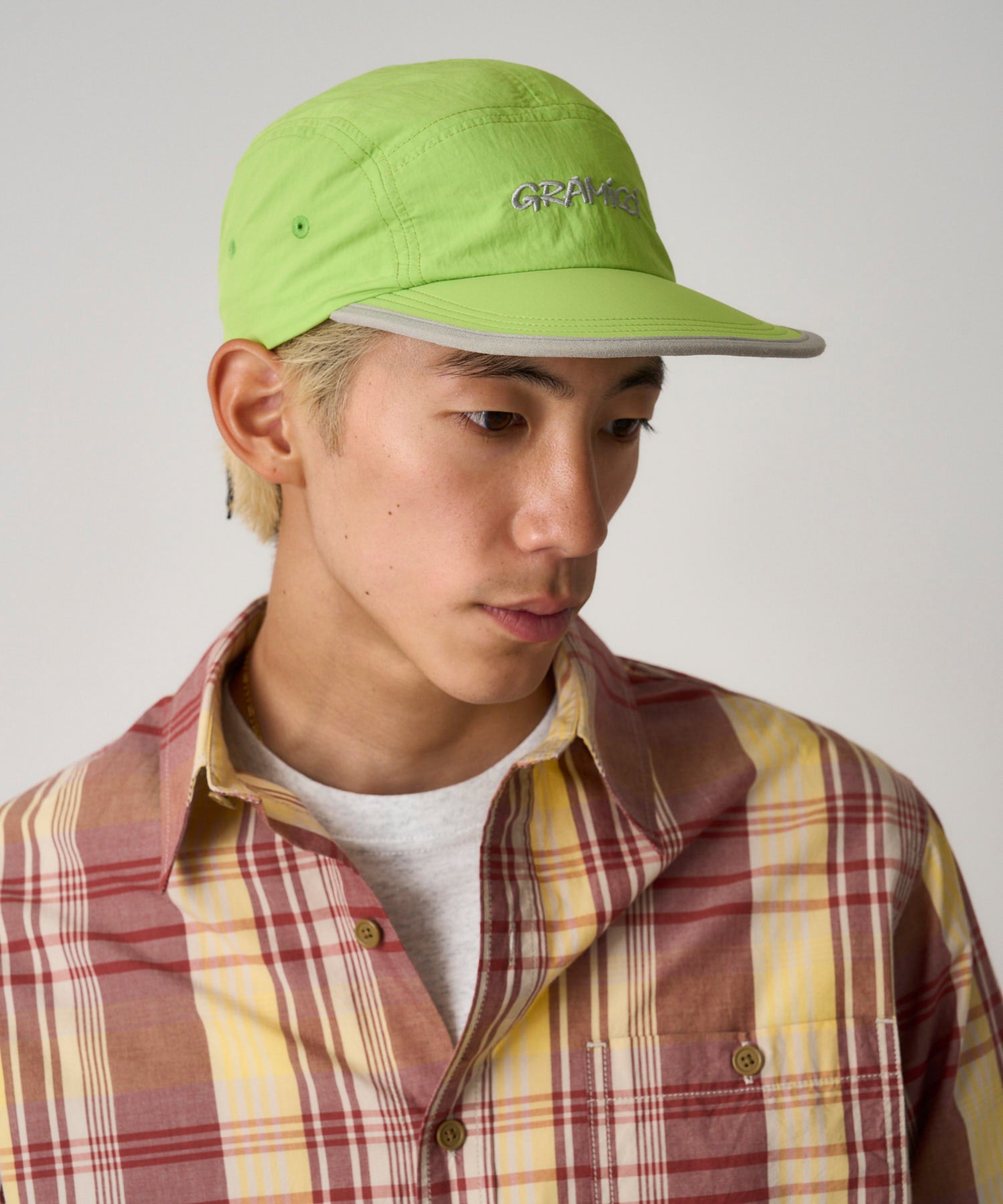 Nylon Gramicci Cap Yellow Green