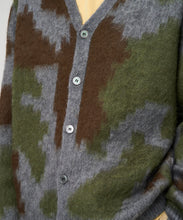 Load image into Gallery viewer, Gramicci Mohair Cardigan Jungle Digi Camo
