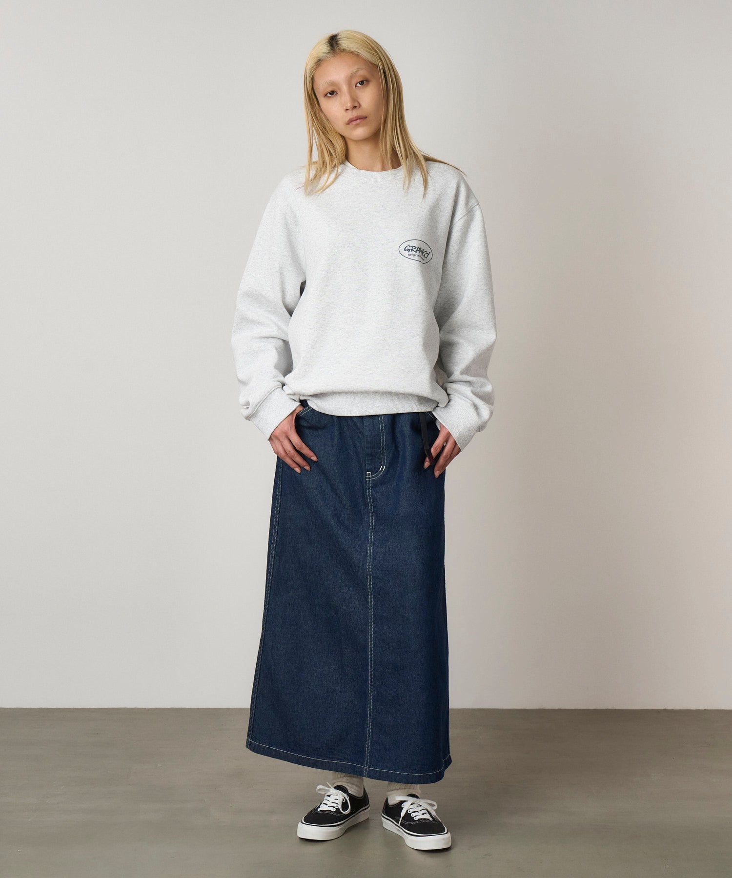 Gramicci Sutter Denim Skirt Rinsed Indigo