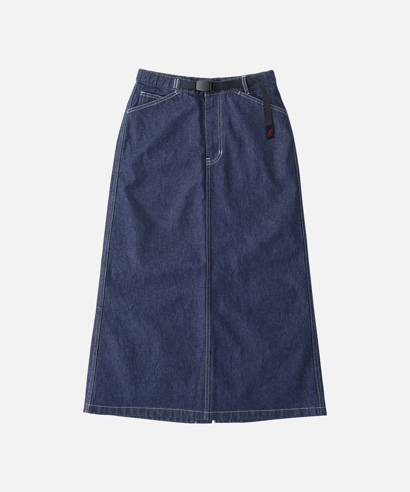 Gramicci Sutter Denim Skirt Rinsed Indigo
