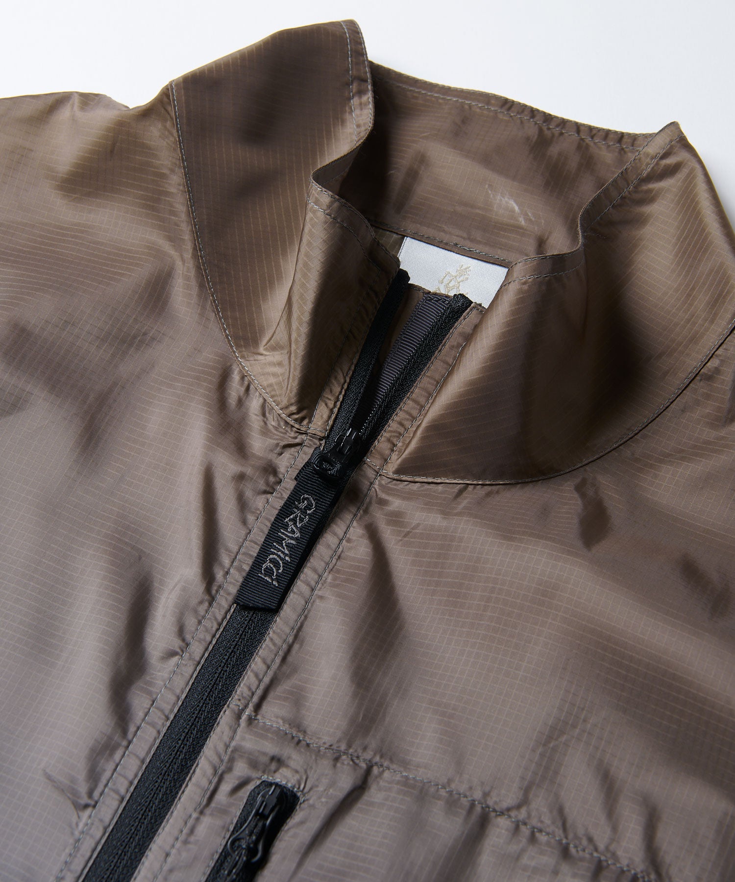 Gramicci Light Ripstop Windvest Brown Gradient