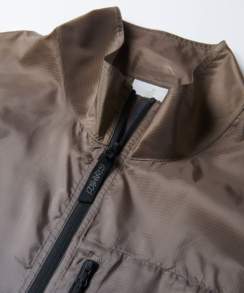 Gramicci Light Ripstop Windvest Brown Gradient