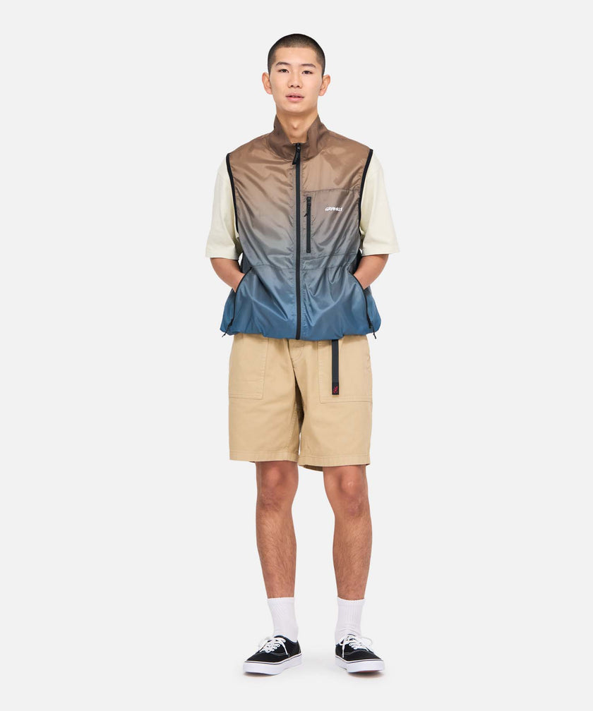 Gramicci Light Ripstop Windvest Brown Gradient