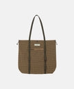 Gramicci Utility Tote Bag Brown Check