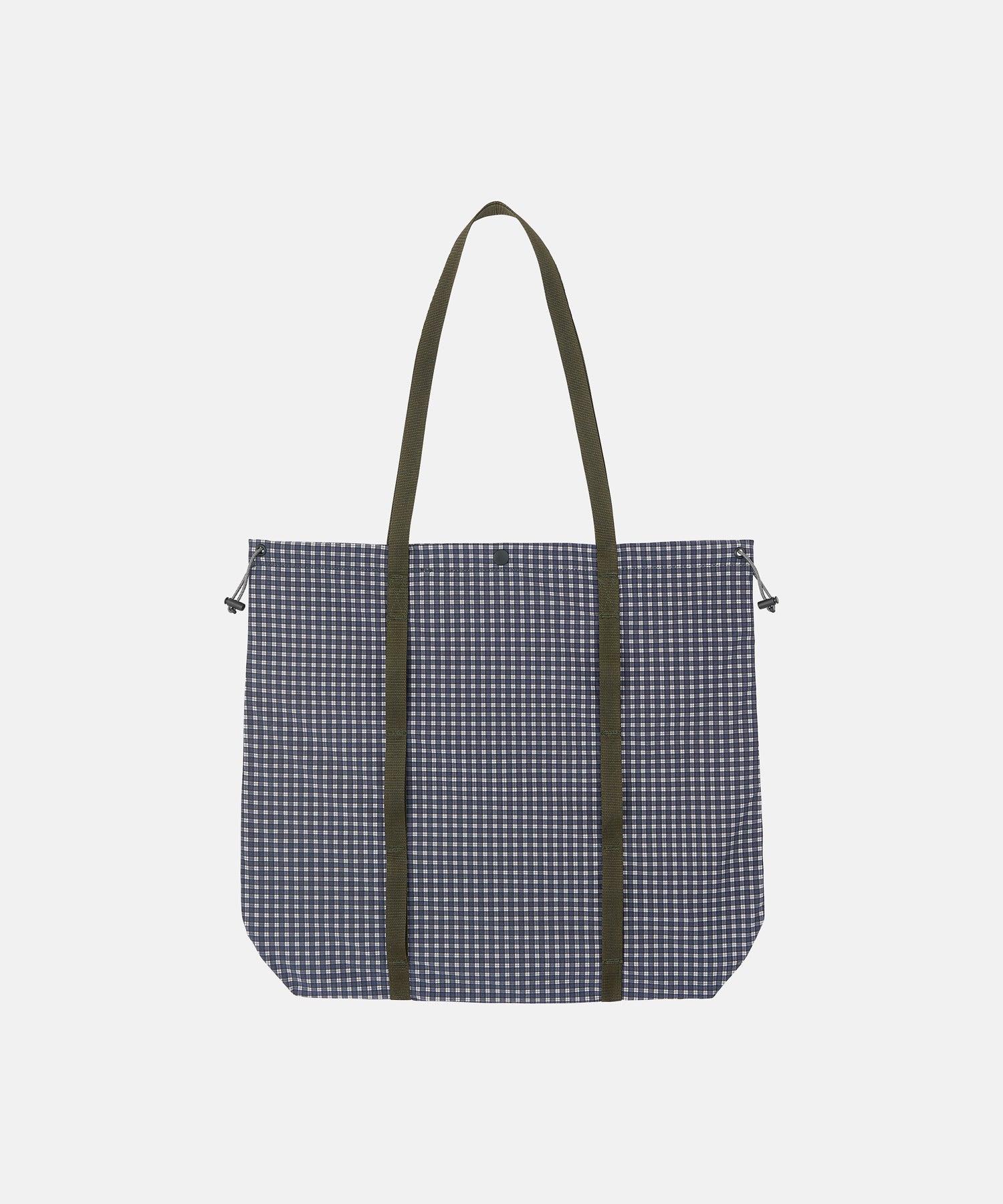 Gramicci Utility Tote Bag Navy Check