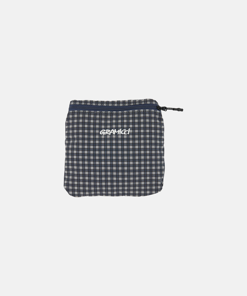Gramicci Utility Tote Bag Navy Check