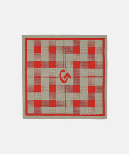 Gramicci Plaid Bandana Crimson