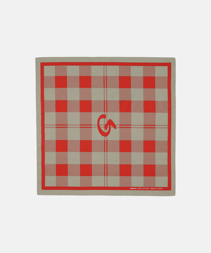 Gramicci Plaid Bandana Crimson