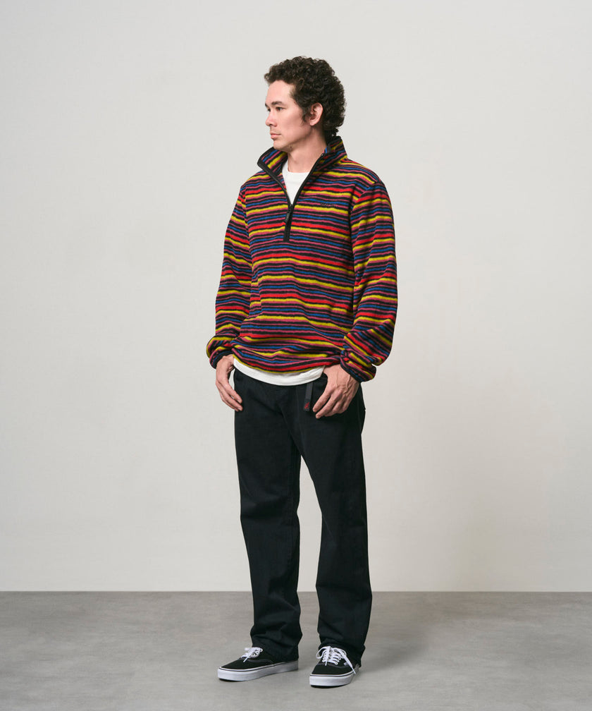 Gramicci Thermal Fleece Pullover Multi-Stripe