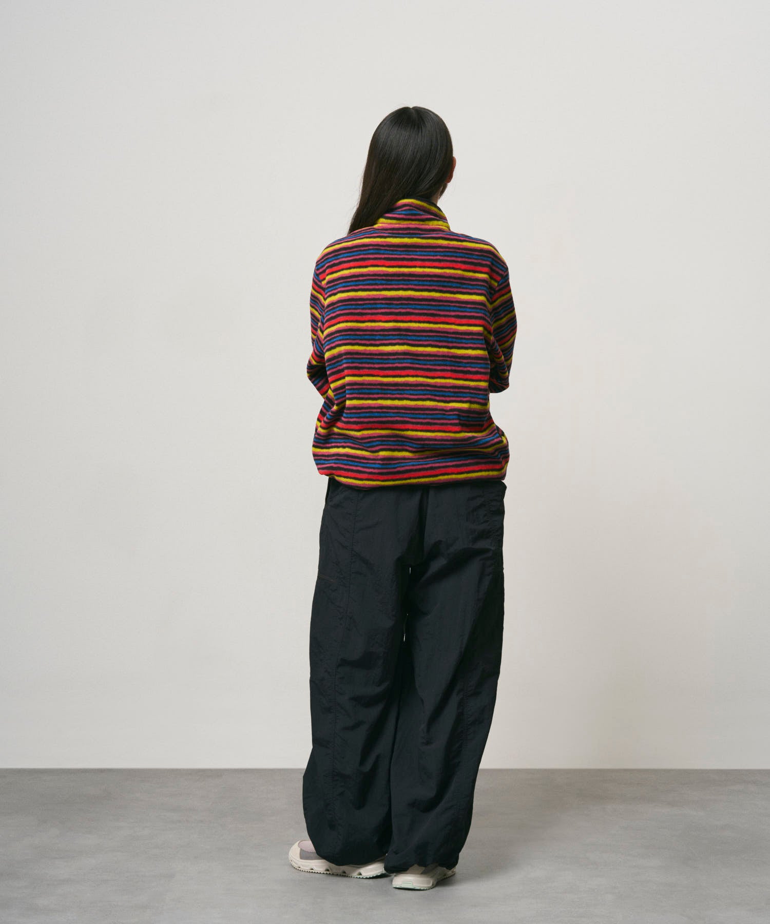 Gramicci Thermal Fleece Pullover Multi-Stripe