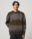 Gramicci Mohair Splatter Sweater Slate Splatter