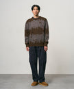 Gramicci Mohair Splatter Sweater Slate Splatter
