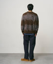 Gramicci Mohair Splatter Sweater Slate Splatter