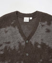 Gramicci Mohair Splatter Cardigan Slate Splatter