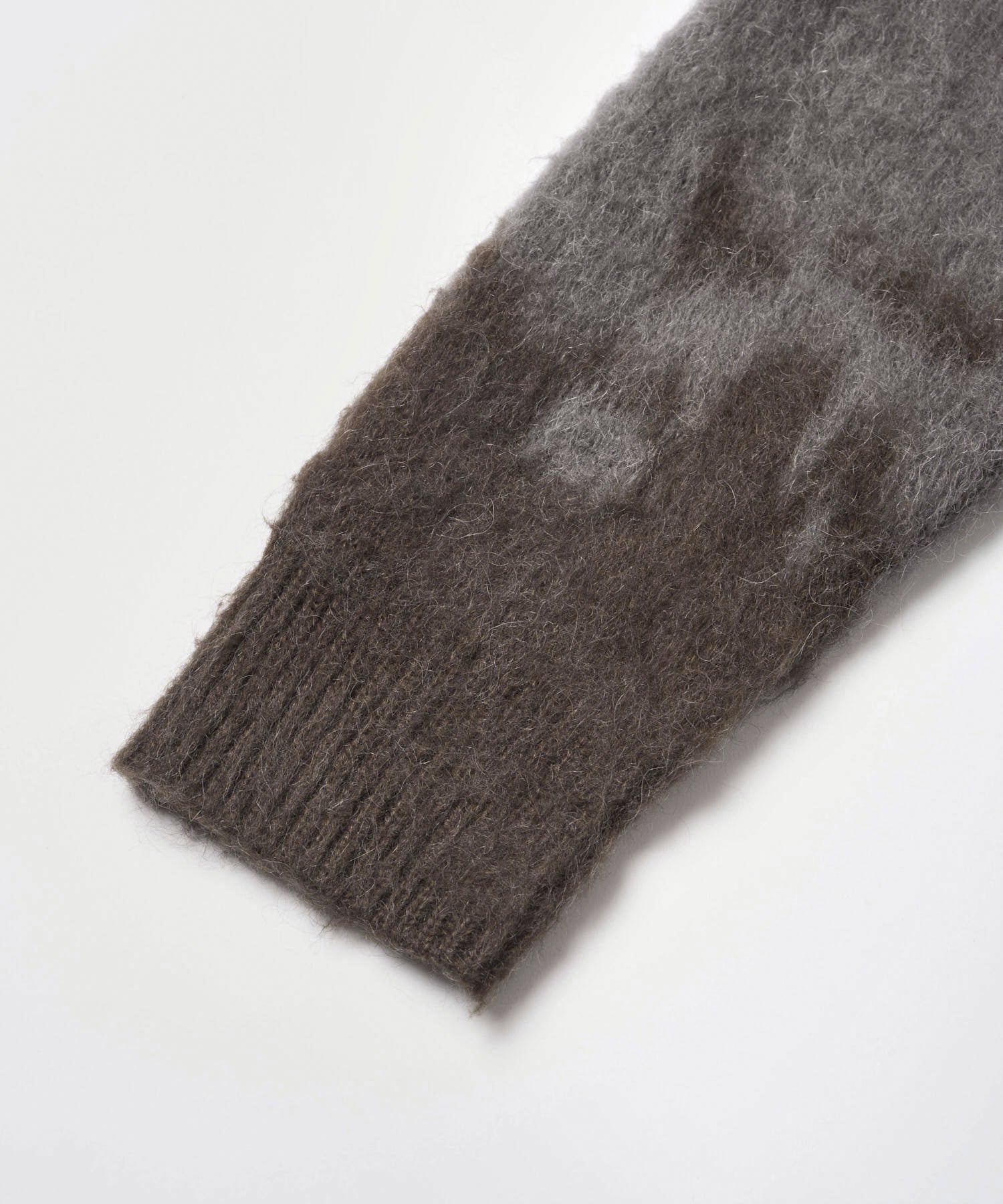 Gramicci Mohair Splatter Cardigan Slate Splatter