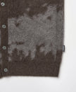 Gramicci Mohair Splatter Cardigan Slate Splatter