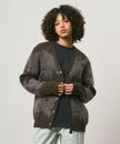 Gramicci Mohair Splatter Cardigan Slate Splatter
