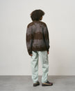 Gramicci Mohair Splatter Cardigan Slate Splatter