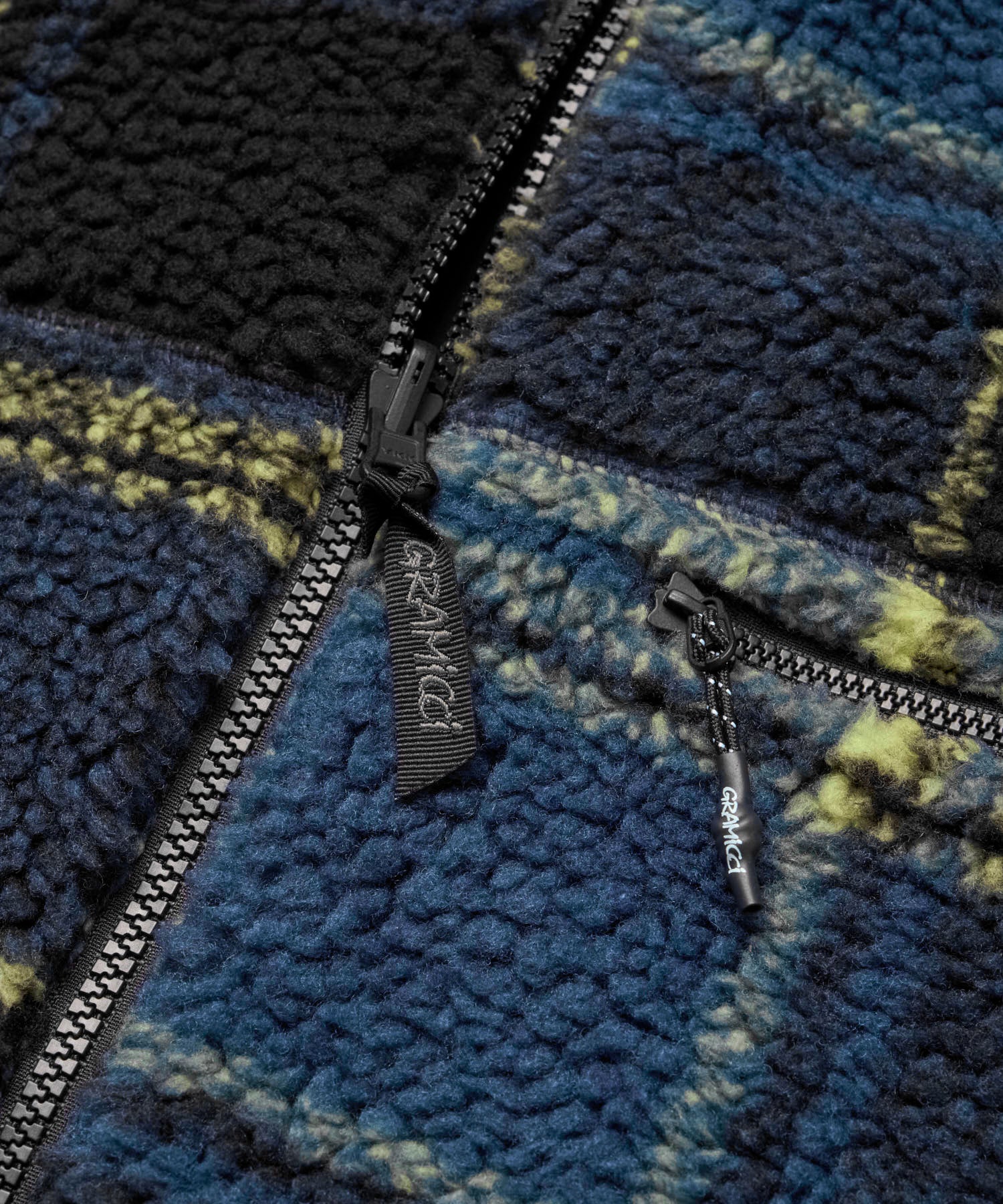 Gramicci Reversible Sherpa Plaid Jacket Plaid/Black