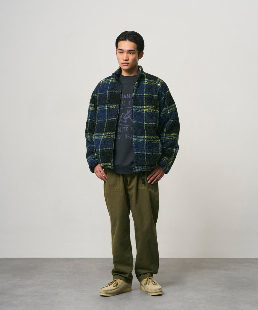Gramicci Reversible Sherpa Plaid Jacket Plaid/Black