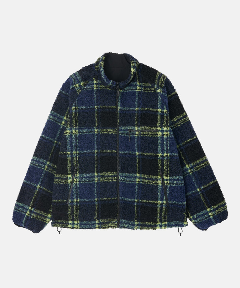 Gramicci Reversible Sherpa Plaid Jacket Plaid/Black