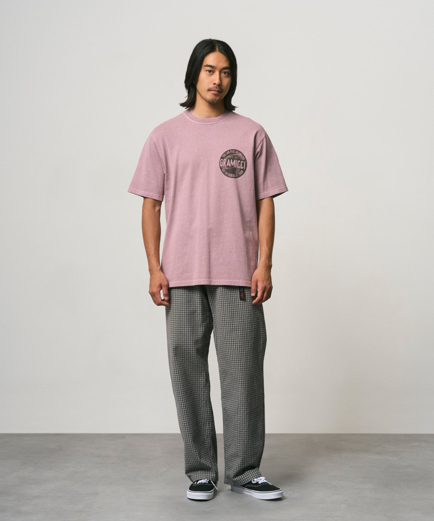 Gramicci Dobby Plaid Gramicci Pant Straight Fit Stone