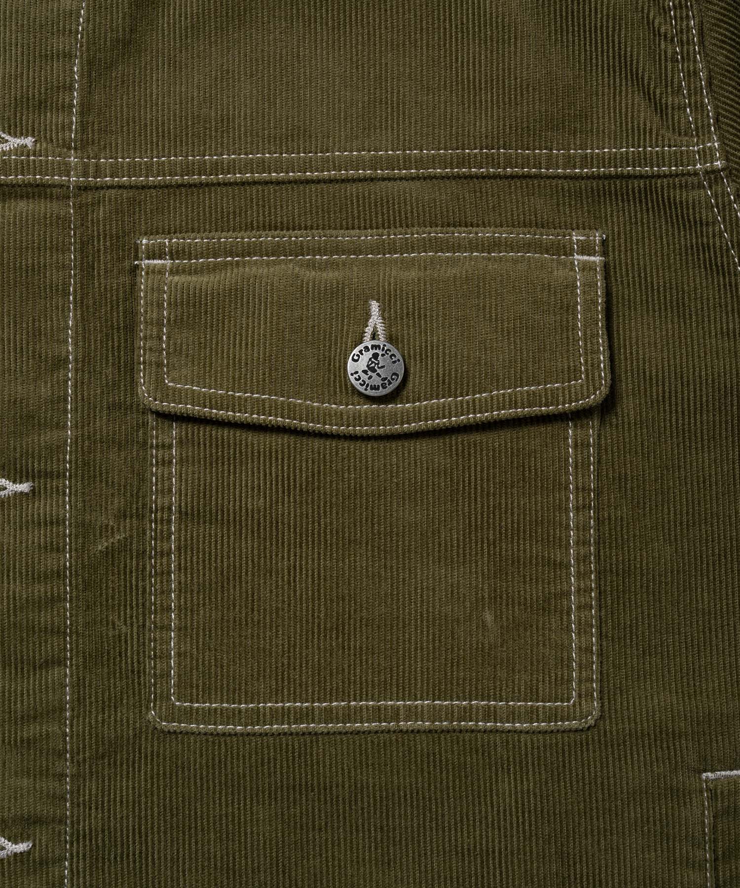 Gramicci Corduroy Trucker Jacket Olive