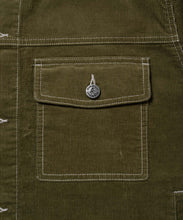 Load image into Gallery viewer, Gramicci Corduroy Trucker Jacket Olive
