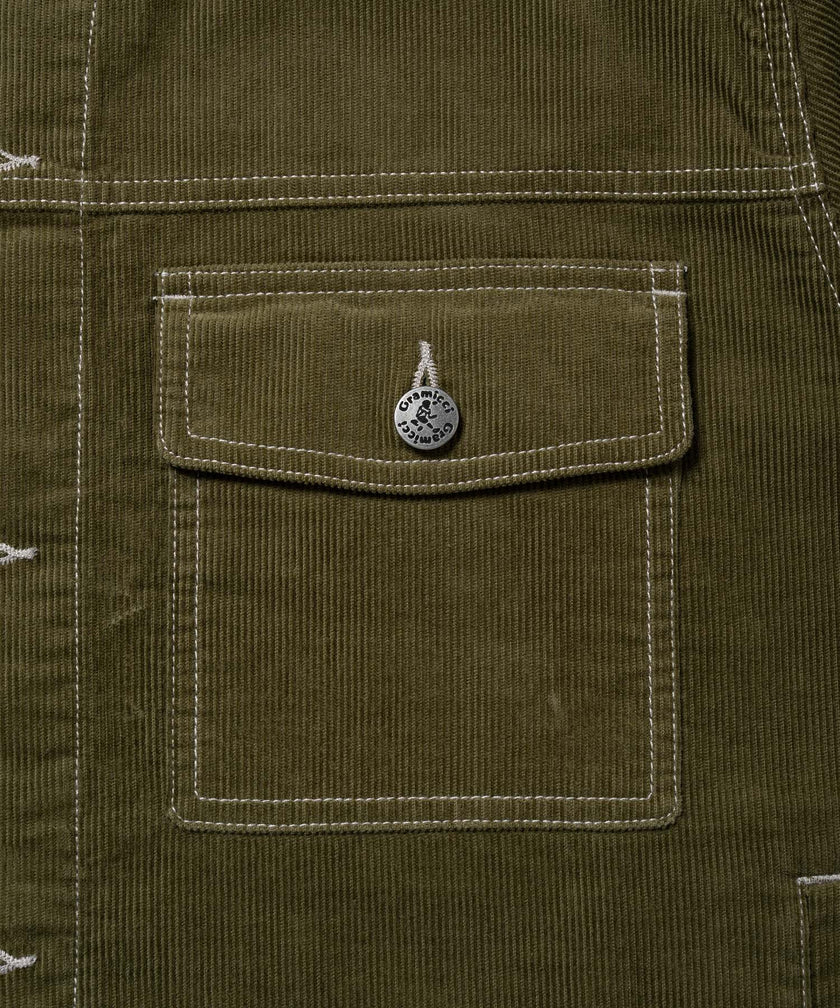 Gramicci Corduroy Trucker Jacket Olive