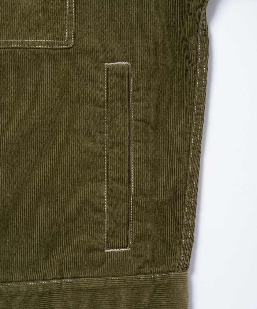 Gramicci Corduroy Trucker Jacket Olive