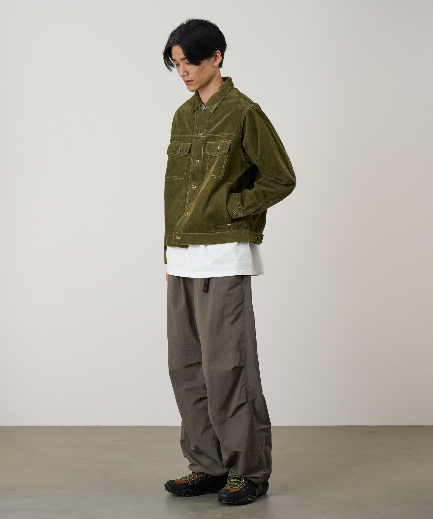 Gramicci Corduroy Trucker Jacket Olive