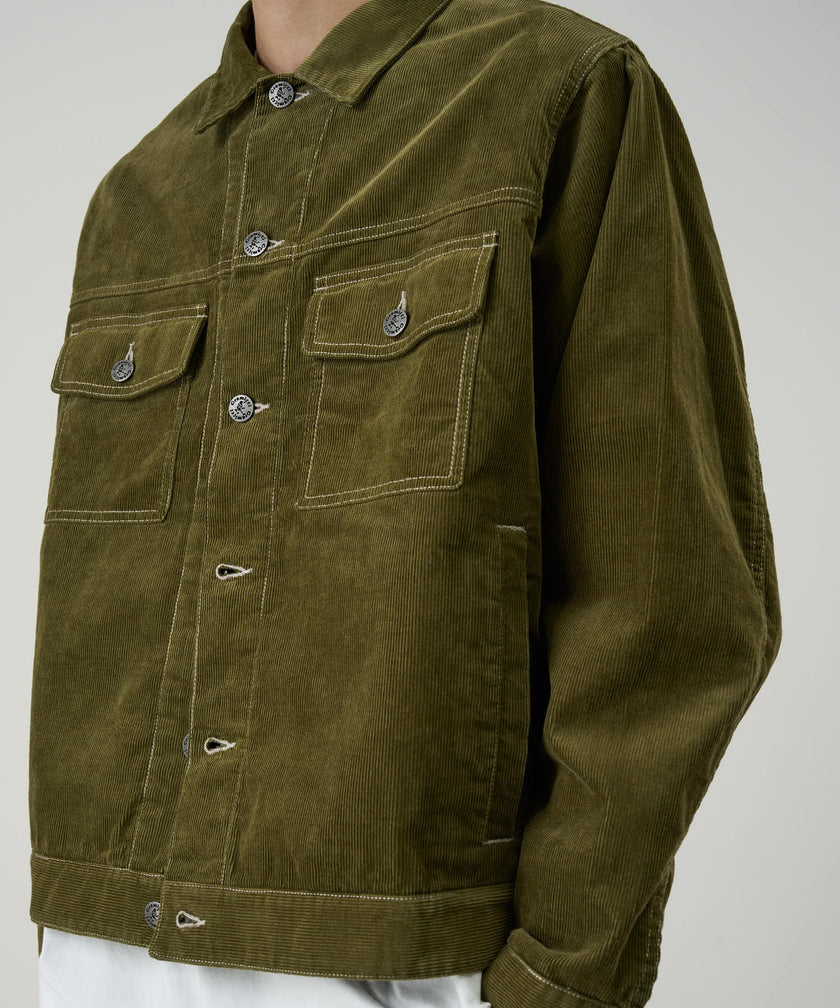 Gramicci Corduroy Trucker Jacket Olive