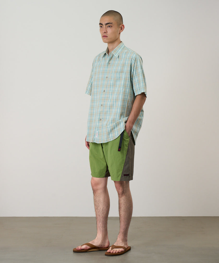 Gramicci Nylon Block Short Jade Green