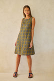 O&J Naturals GA518 Linen Dress Motif