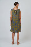 O&J Naturals GA518 Linen Dress Motif