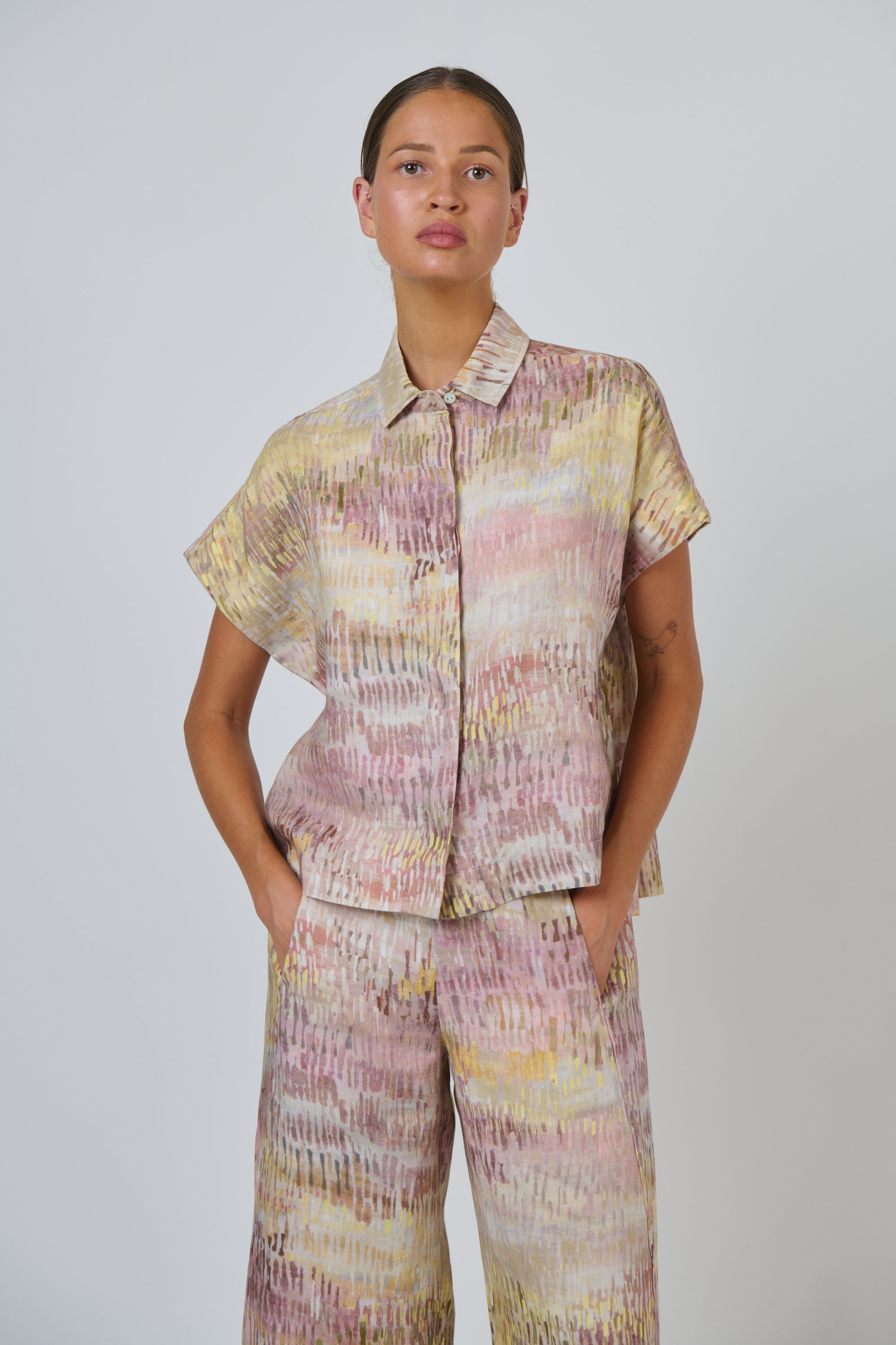 O&J Naturals GA533 Linen Top Jardin