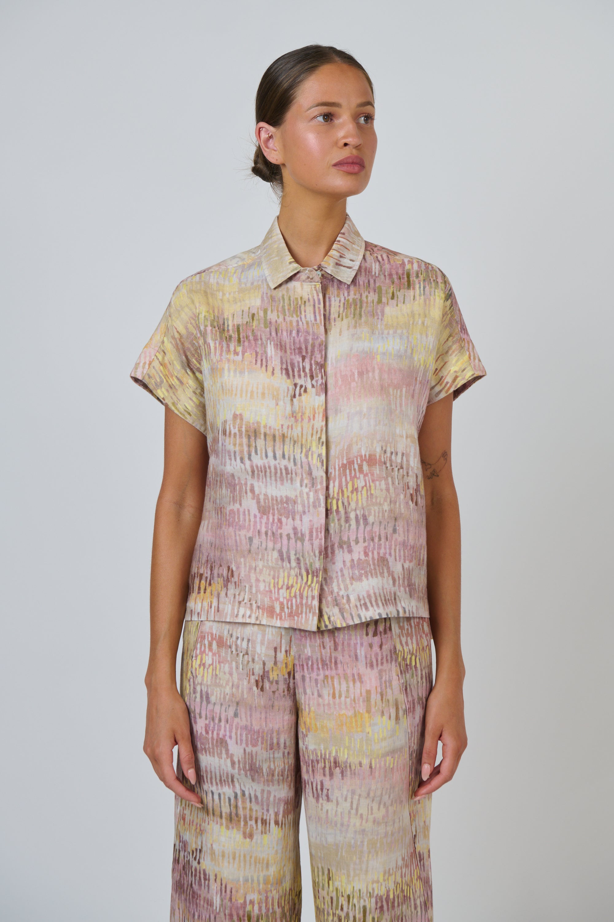 O&J Naturals GA533 Linen Top Jardin