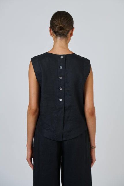 O&J Naturals GA581 Linen Top Black