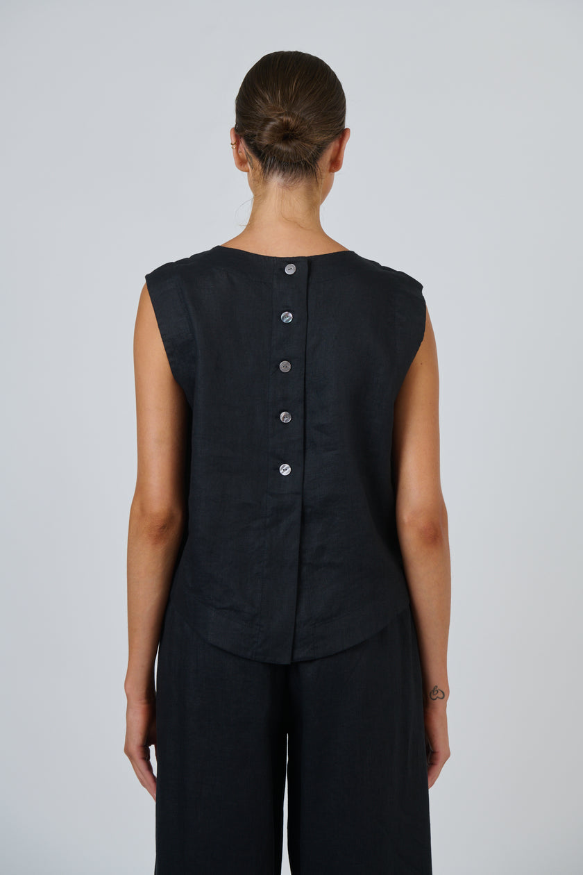 O&J Naturals GA581 Linen Top Black