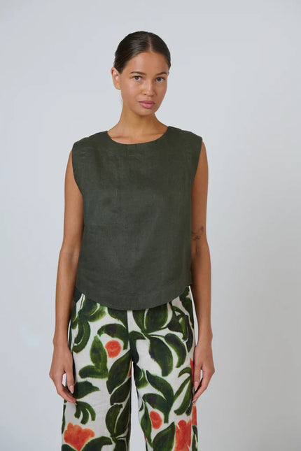 O&J Naturals GA581 Linen Top Topiary