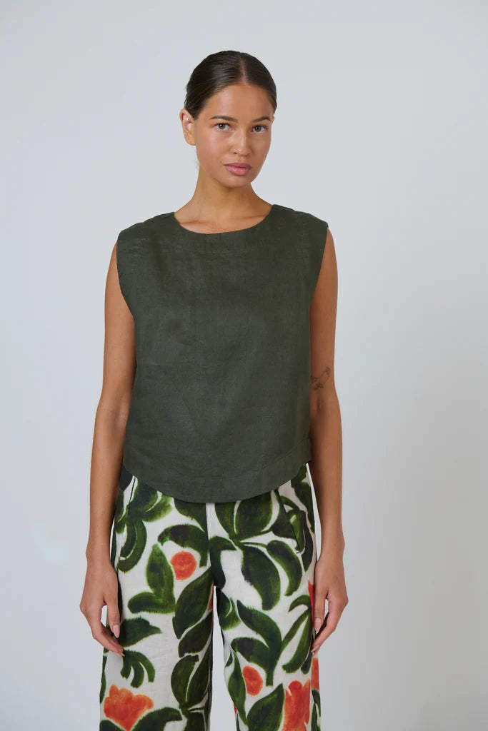 O&J Naturals GA581 Linen Top Topiary