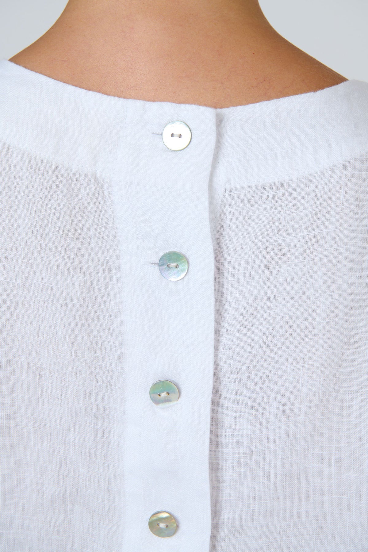 O&J Naturals GA581 Linen Top White