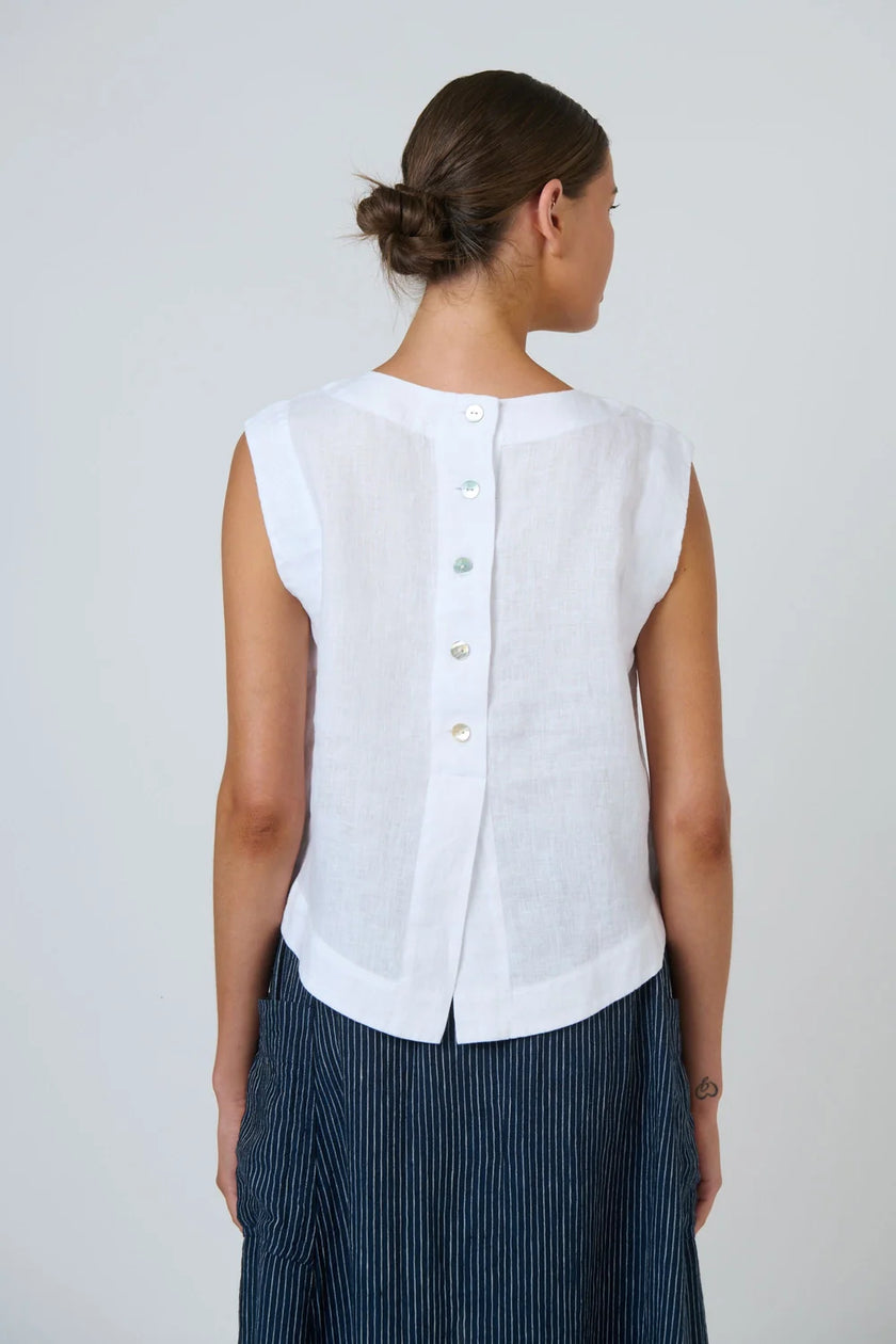 O&J Naturals GA581 Linen Top White