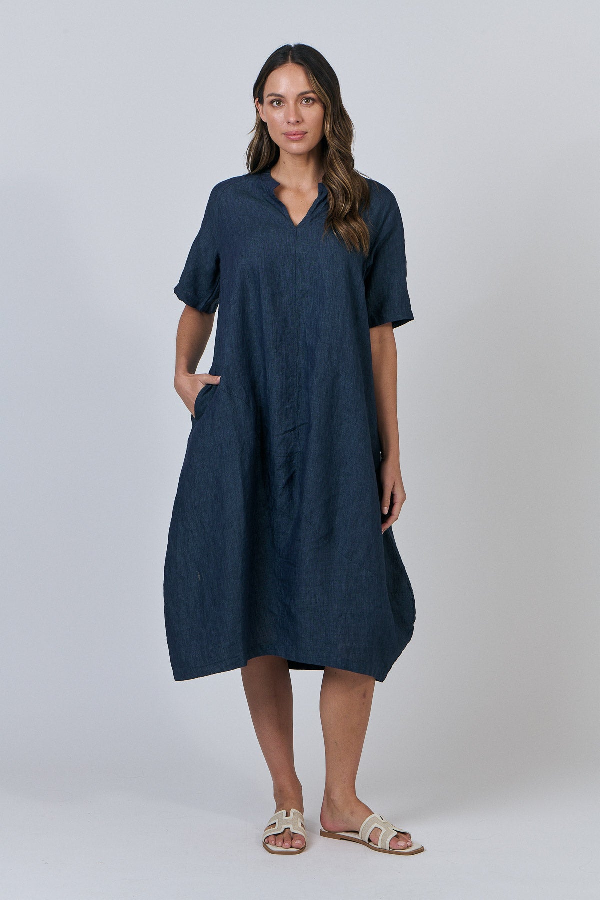 O&J Naturals GA608 Dress Poseidon