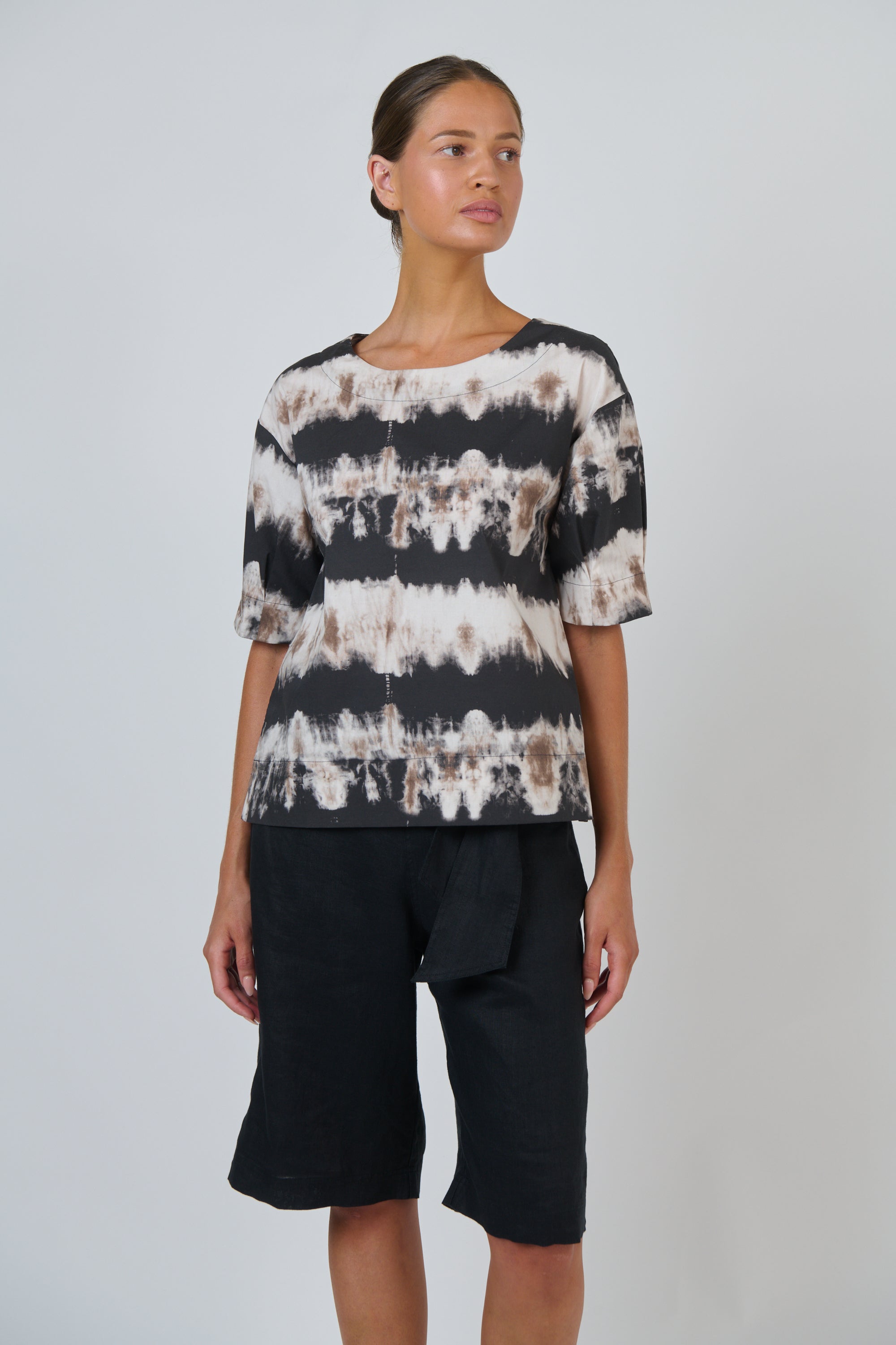 O&J Naturals GA623 Poplin Top Eruption