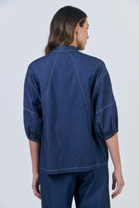 O&J Naturals GA638 Top Chambray
